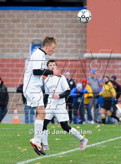 Thumbnail 1 in Burnt Hills-Ballston Lake vs. Pearl River (NYSPHSAA Class A Semifinal) photogallery.