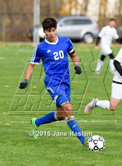 Thumbnail 1 in Burnt Hills-Ballston Lake vs. Pearl River (NYSPHSAA Class A Semifinal) photogallery.