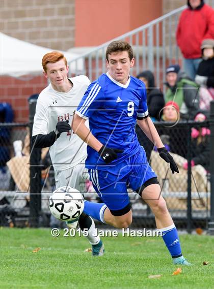 Thumbnail 2 in Burnt Hills-Ballston Lake vs. Pearl River (NYSPHSAA Class A Semifinal) photogallery.