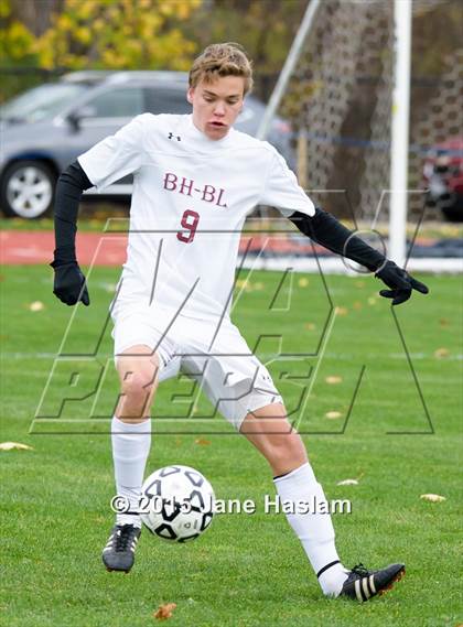 Thumbnail 1 in Burnt Hills-Ballston Lake vs. Pearl River (NYSPHSAA Class A Semifinal) photogallery.
