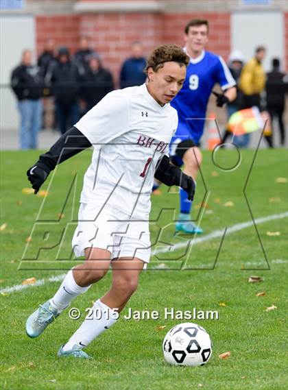 Thumbnail 1 in Burnt Hills-Ballston Lake vs. Pearl River (NYSPHSAA Class A Semifinal) photogallery.