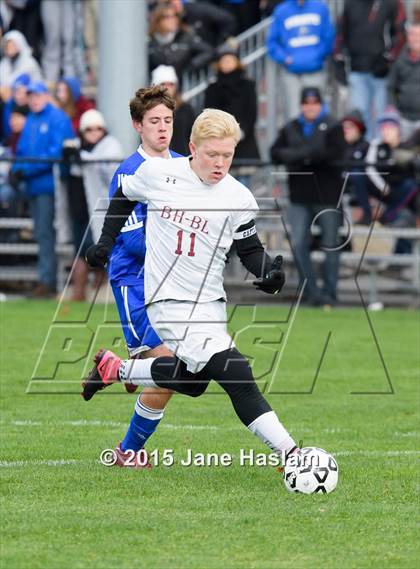 Thumbnail 1 in Burnt Hills-Ballston Lake vs. Pearl River (NYSPHSAA Class A Semifinal) photogallery.