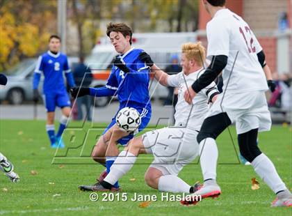 Thumbnail 3 in Burnt Hills-Ballston Lake vs. Pearl River (NYSPHSAA Class A Semifinal) photogallery.