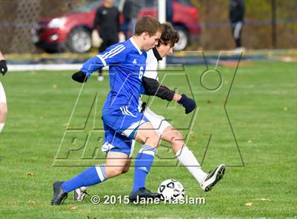 Thumbnail 1 in Burnt Hills-Ballston Lake vs. Pearl River (NYSPHSAA Class A Semifinal) photogallery.
