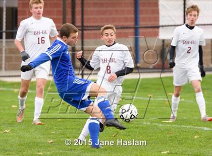 Thumbnail 1 in Burnt Hills-Ballston Lake vs. Pearl River (NYSPHSAA Class A Semifinal) photogallery.
