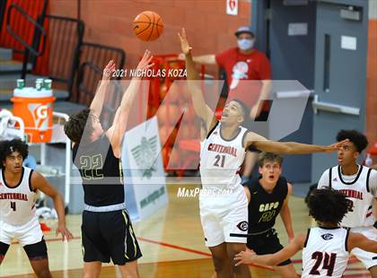 Thumbnail 3 in Capistrano Valley vs. Centennial (Mater Dei Extravaganza) photogallery.