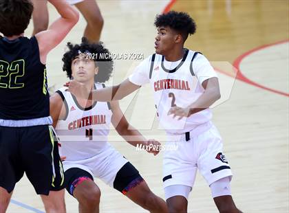 Thumbnail 1 in Capistrano Valley vs. Centennial (Mater Dei Extravaganza) photogallery.