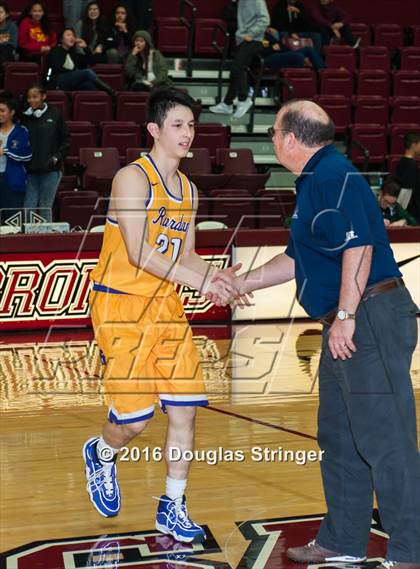 Thumbnail 1 in Archbishop Riordan vs. Sacred Heart Cathedral Preparatory (CIF CCS D3 Final) photogallery.