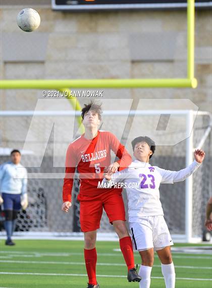 Thumbnail 2 in Humble vs Bellaire (CFISD Soccer Showcase) photogallery.