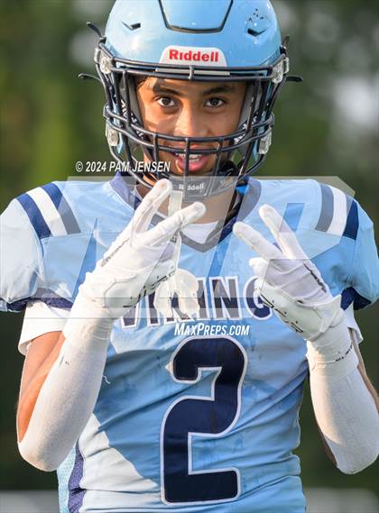 Thumbnail 3 in Union Pines vs Willow Springs (Moore County Kick-Off Classic) photogallery.