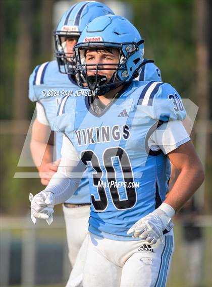 Thumbnail 3 in Union Pines vs Willow Springs (Moore County Kick-Off Classic) photogallery.