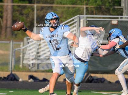 Thumbnail 2 in Union Pines vs Willow Springs (Moore County Kick-Off Classic) photogallery.