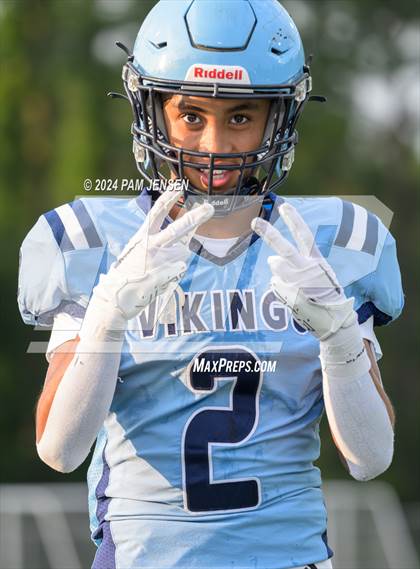 Thumbnail 3 in Union Pines vs Willow Springs (Moore County Kick-Off Classic) photogallery.
