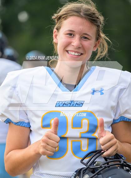 Thumbnail 3 in Union Pines vs Willow Springs (Moore County Kick-Off Classic) photogallery.