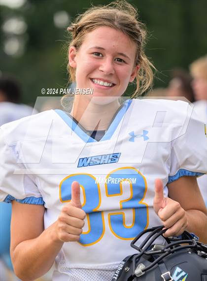 Thumbnail 2 in Union Pines vs Willow Springs (Moore County Kick-Off Classic) photogallery.