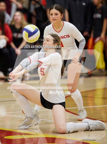 Thumbnail 1 in Clovis West @ St. Francis (CIF NorCal D2 Final) photogallery.