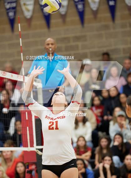 Thumbnail 3 in Clovis West @ St. Francis (CIF NorCal D2 Final) photogallery.