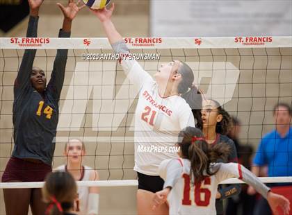 Thumbnail 3 in Clovis West @ St. Francis (CIF NorCal D2 Final) photogallery.