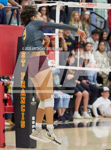 Thumbnail 2 in Clovis West @ St. Francis (CIF NorCal D2 Final) photogallery.