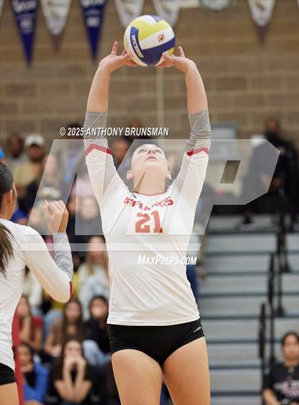 Thumbnail 2 in Clovis West @ St. Francis (CIF NorCal D2 Final) photogallery.