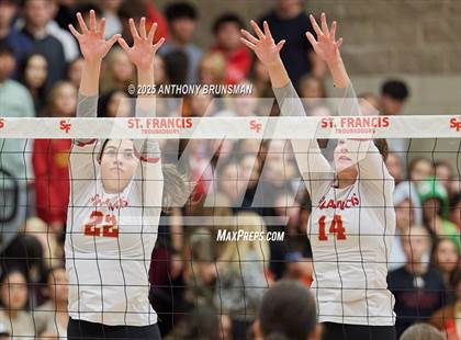 Thumbnail 2 in Clovis West @ St. Francis (CIF NorCal D2 Final) photogallery.