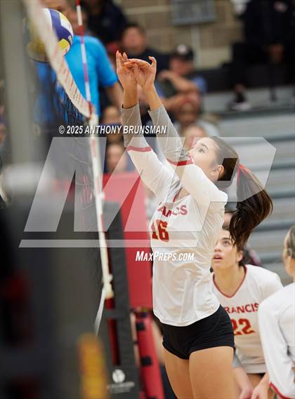 Thumbnail 2 in Clovis West @ St. Francis (CIF NorCal D2 Final) photogallery.