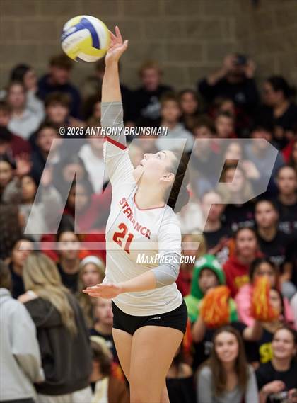 Thumbnail 1 in Clovis West @ St. Francis (CIF NorCal D2 Final) photogallery.