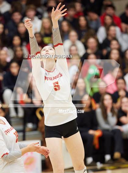 Thumbnail 3 in Clovis West @ St. Francis (CIF NorCal D2 Final) photogallery.