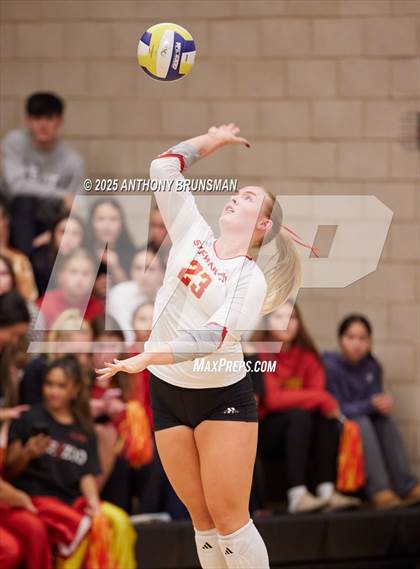 Thumbnail 2 in Clovis West @ St. Francis (CIF NorCal D2 Final) photogallery.