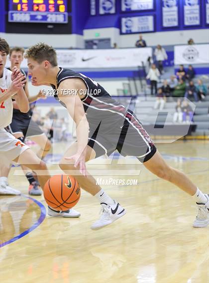 Thumbnail 3 in Lone Peak vs. Timpview (5 for the Fight National Hoopfest) photogallery.