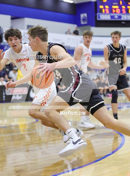 Thumbnail 3 in Lone Peak vs. Timpview (5 for the Fight National Hoopfest) photogallery.