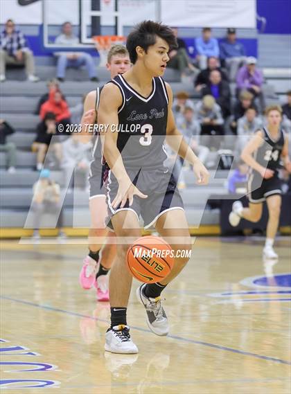 Thumbnail 3 in Lone Peak vs. Timpview (5 for the Fight National Hoopfest) photogallery.