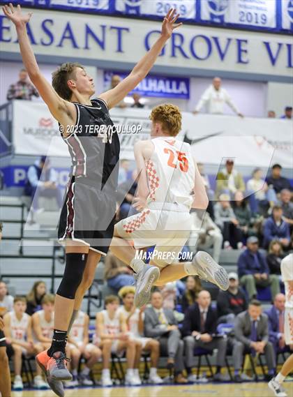 Thumbnail 3 in Lone Peak vs. Timpview (5 for the Fight National Hoopfest) photogallery.