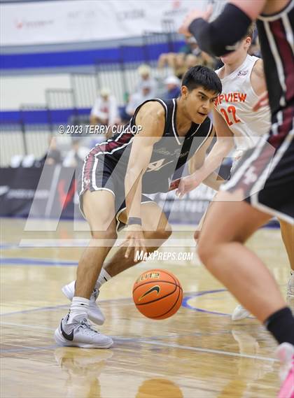 Thumbnail 3 in Lone Peak vs. Timpview (5 for the Fight National Hoopfest) photogallery.