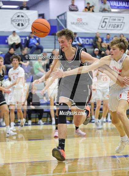 Thumbnail 3 in Lone Peak vs. Timpview (5 for the Fight National Hoopfest) photogallery.