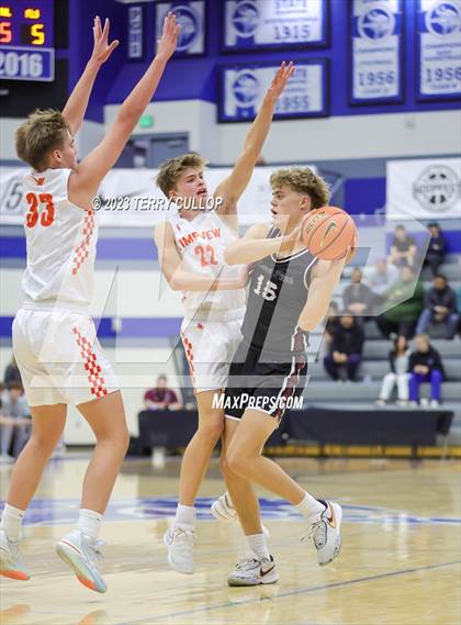 Thumbnail 1 in Lone Peak vs. Timpview (5 for the Fight National Hoopfest) photogallery.