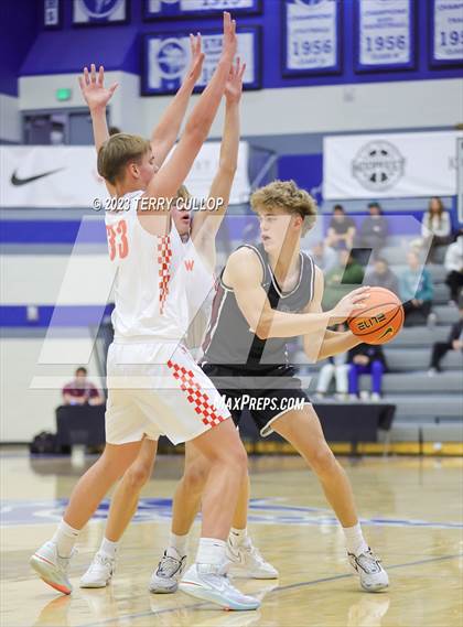 Thumbnail 1 in Lone Peak vs. Timpview (5 for the Fight National Hoopfest) photogallery.