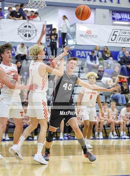 Thumbnail 1 in Lone Peak vs. Timpview (5 for the Fight National Hoopfest) photogallery.