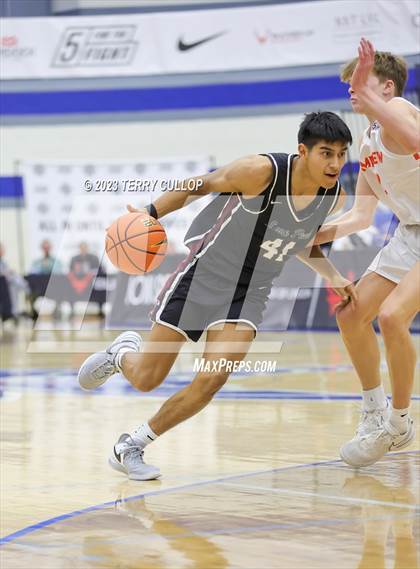 Thumbnail 2 in Lone Peak vs. Timpview (5 for the Fight National Hoopfest) photogallery.