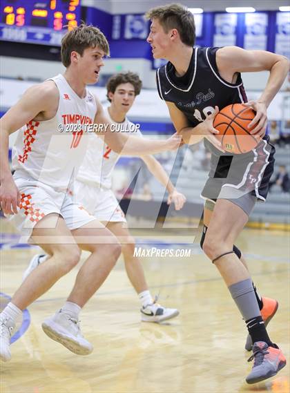 Thumbnail 2 in Lone Peak vs. Timpview (5 for the Fight National Hoopfest) photogallery.
