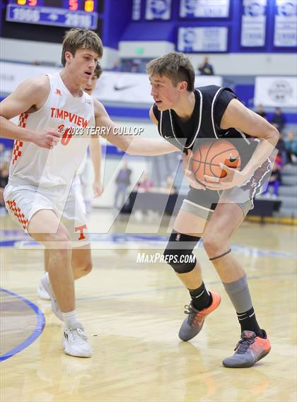 Thumbnail 3 in Lone Peak vs. Timpview (5 for the Fight National Hoopfest) photogallery.