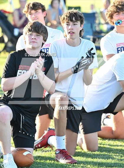 Thumbnail 2 in Scottsdale Christian Academy vs. Moon Valley (O'Connor 7 on 7 -  Saturday Night Lights) photogallery.