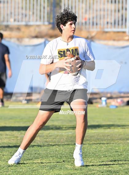 Thumbnail 3 in Scottsdale Christian Academy vs. Moon Valley (O'Connor 7 on 7 -  Saturday Night Lights) photogallery.