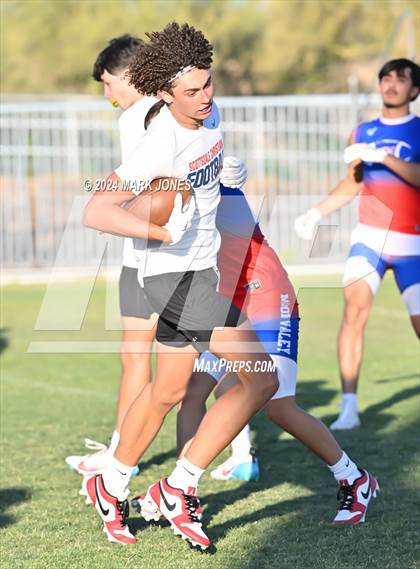 Thumbnail 2 in Scottsdale Christian Academy vs. Moon Valley (O'Connor 7 on 7 -  Saturday Night Lights) photogallery.