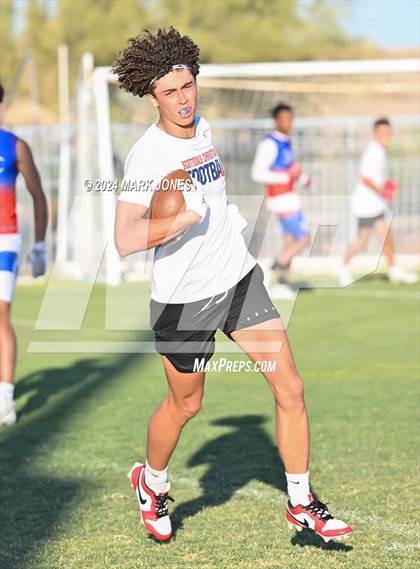 Thumbnail 3 in Scottsdale Christian Academy vs. Moon Valley (O'Connor 7 on 7 -  Saturday Night Lights) photogallery.
