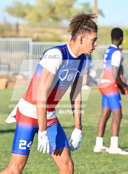 Thumbnail 3 in Scottsdale Christian Academy vs. Moon Valley (O'Connor 7 on 7 -  Saturday Night Lights) photogallery.