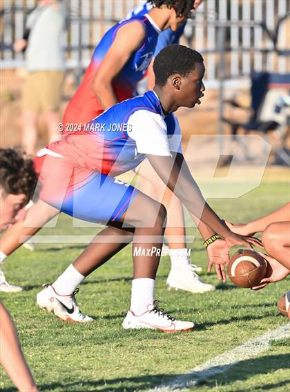 Thumbnail 1 in Scottsdale Christian Academy vs. Moon Valley (O'Connor 7 on 7 -  Saturday Night Lights) photogallery.