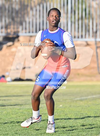 Thumbnail 2 in Scottsdale Christian Academy vs. Moon Valley (O'Connor 7 on 7 -  Saturday Night Lights) photogallery.