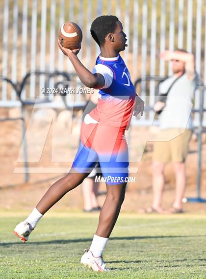 Thumbnail 3 in Scottsdale Christian Academy vs. Moon Valley (O'Connor 7 on 7 -  Saturday Night Lights) photogallery.