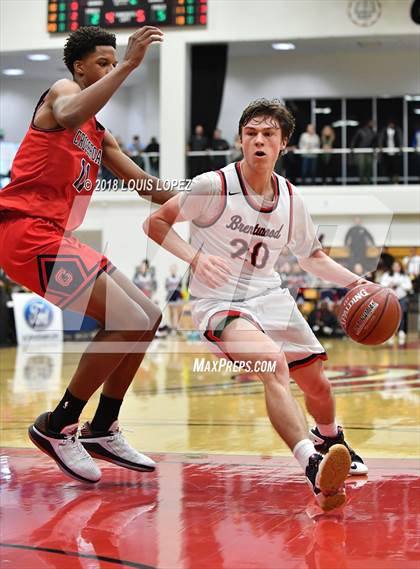 Thumbnail 2 in Brentwood School vs. Crossroads (CIF SS DIV 2AA Final) photogallery.